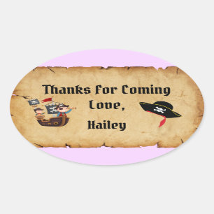 Pirate Party Danke, Aufkleber