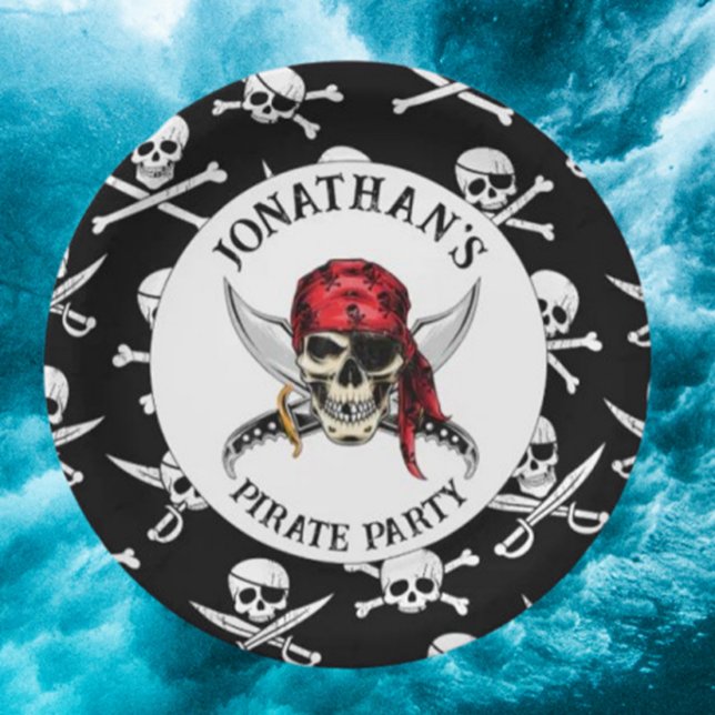 PIRATE-PARTY PAPPTELLER ( Perfect for birthdays and kids’ celebrations)