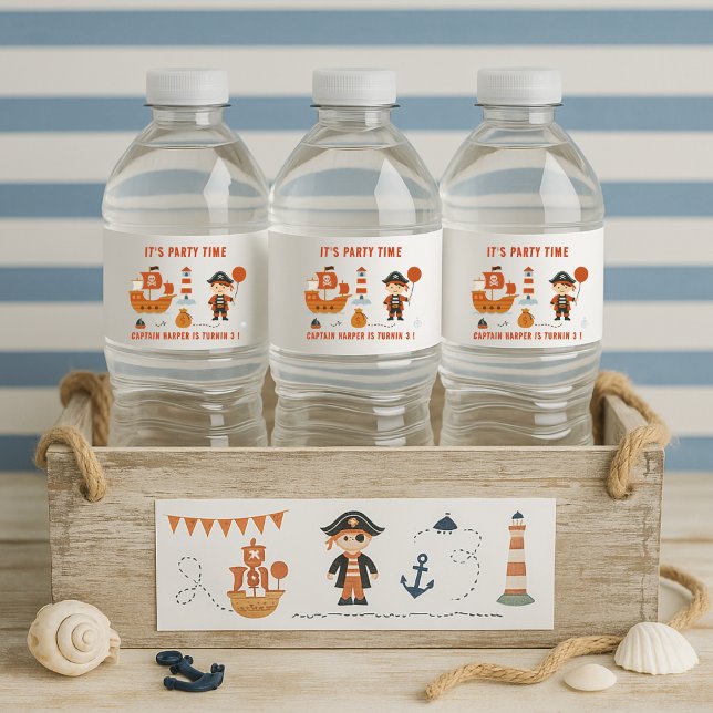 Pirate Party | Red Ship & Captain Birthday (Von Creator hochgeladen)