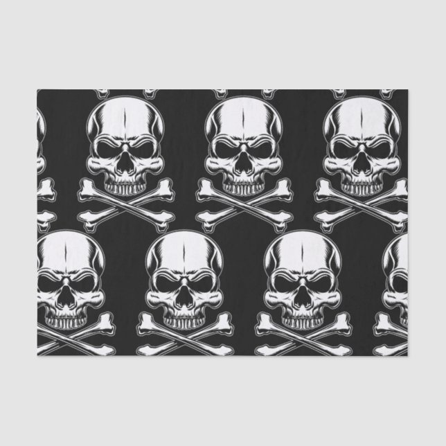 Pirate Party Skull Seidenpapier (Vorderseite)