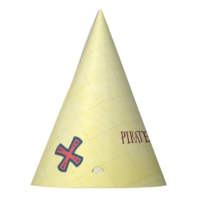 Pirate Party Treasure Karte Partyhütchen (Links)