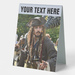 PIRATE PARTY WICOME PEDESTAL UNTERZEICHNEN SIE PER TISCHAUFSTELLER 