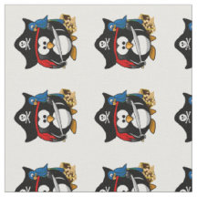 Pirate Penguin mit Parrot