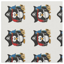 Pirate Penguin mit Parrot Stoff