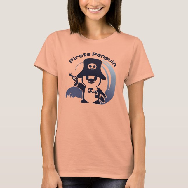 Pirate Penguin T-Shirt (Vorderseite)
