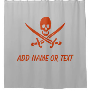 Pirate Piratenflagge Duschvorhang
