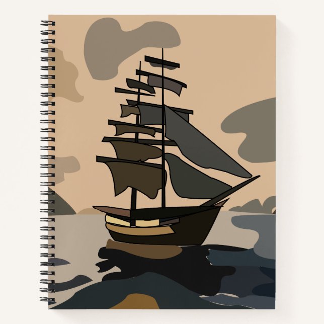 Pirate Pirates Ship Adventure Pirate Notizbuch (Vorderseite)
