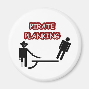 Pirate Planking Magnet