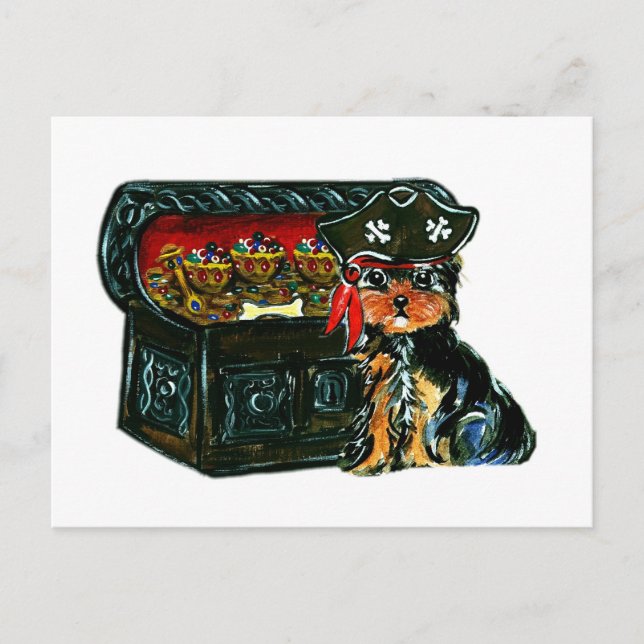 Pirate Poo Postkarte (Vorderseite)