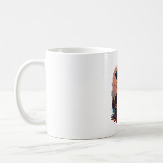 Pirate Poodle Plunder Kaffeetasse (Links)