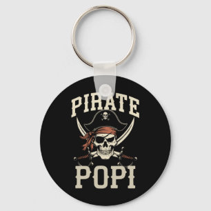 Pirate Popi Funny Captain Matching Grandpa Hallowe Schlüsselanhänger