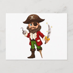 Pirate Postkarte