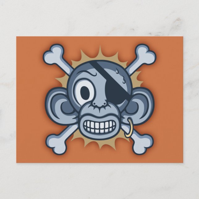 Pirate Postkarte (Vorderseite)