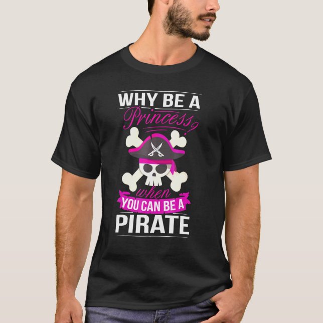 Pirate Princess Costume Women Pirates Hintern Pira T-Shirt (Vorderseite)