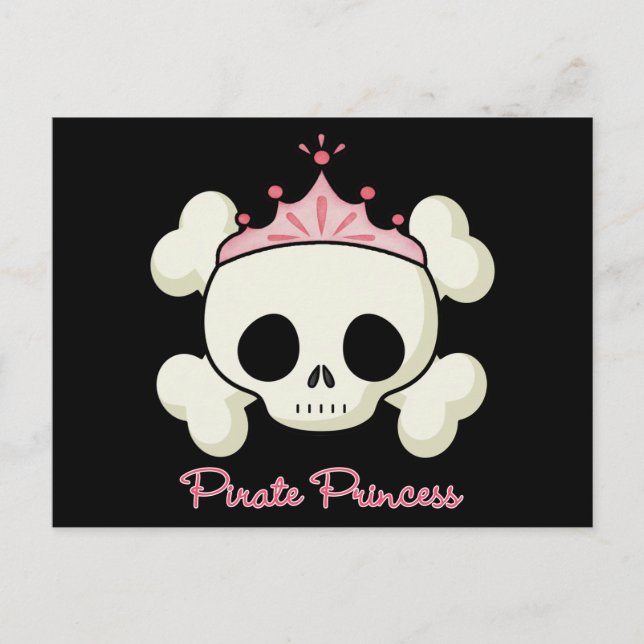 Pirate Princess Postkarte (Vorderseite)