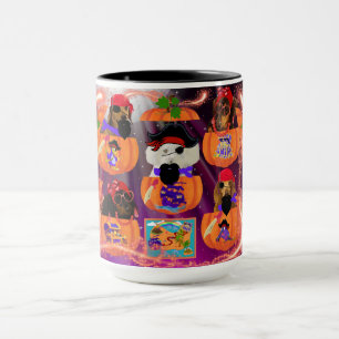 Pirate Pumpkin Pups Tasse