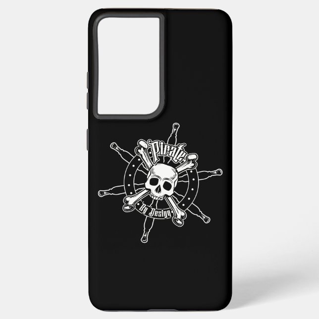 Pirate Samsung Phone Case S21 Plus Galaxy Hülle (Rückseite)