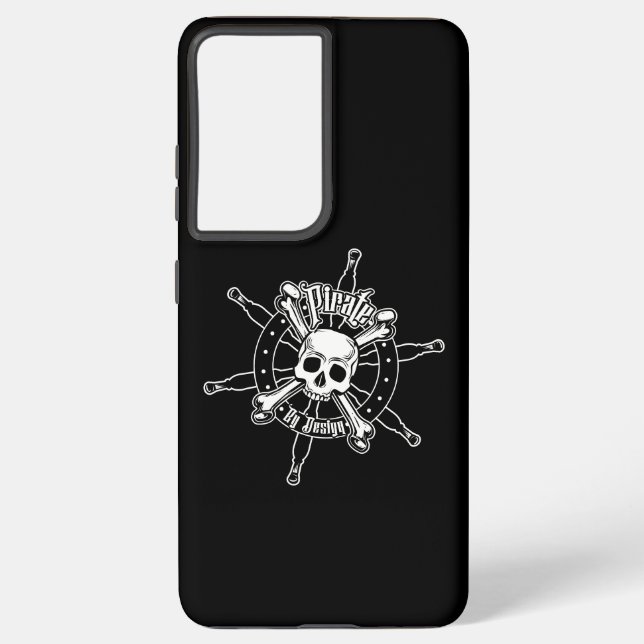 Pirate Samsung Phone Case S21 Ultra Samsung Galaxy Hülle (Rückseite)