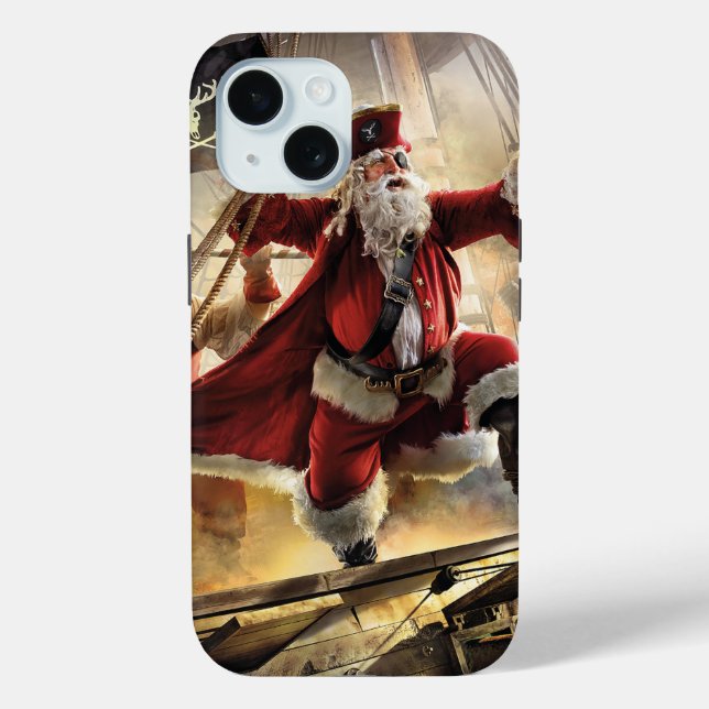 Pirate Santa Case-Mate iPhone Hülle (Rückseite)
