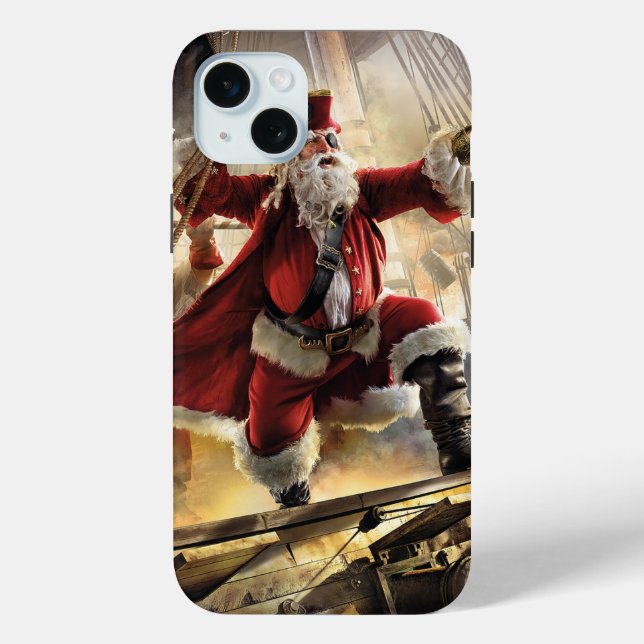 Pirate Santa Case-Mate iPhone Hülle (Rückseite)