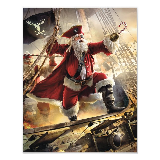 Pirate Santa Fotodruck (Vorne)