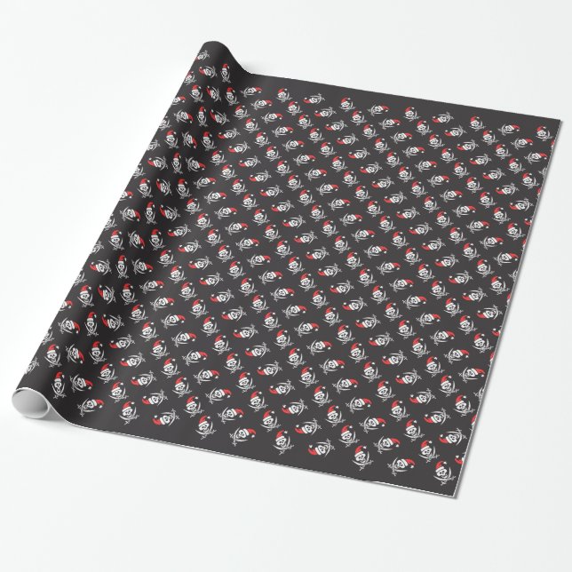 Pirate Santa Geschenkpapier (Ungerollt)
