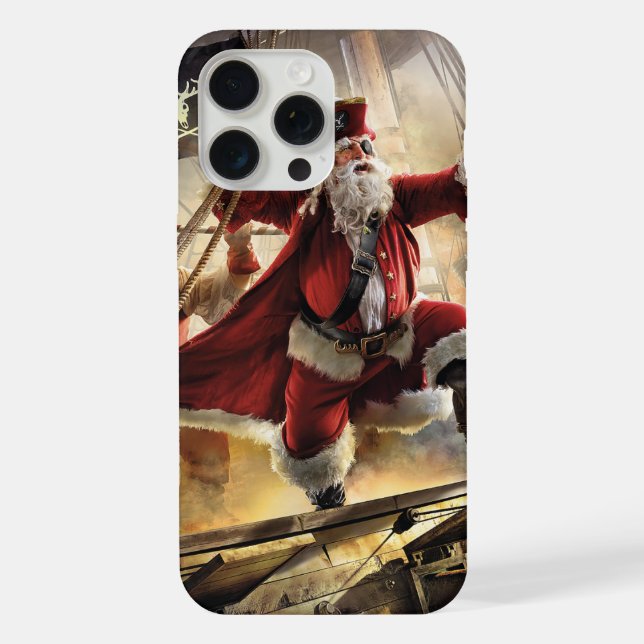 Pirate Santa iPhone 15 Pro Max Hülle (Rückseite)