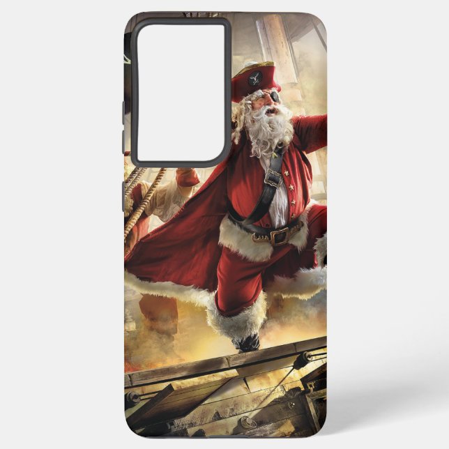 Pirate Santa Samsung Galaxy Hülle (Rückseite)