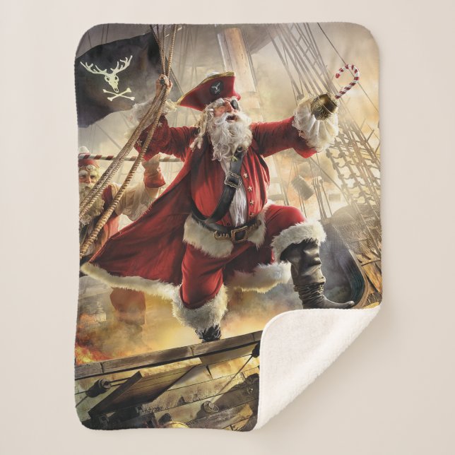 Pirate Santa Sherpadecke (Vorderseite)