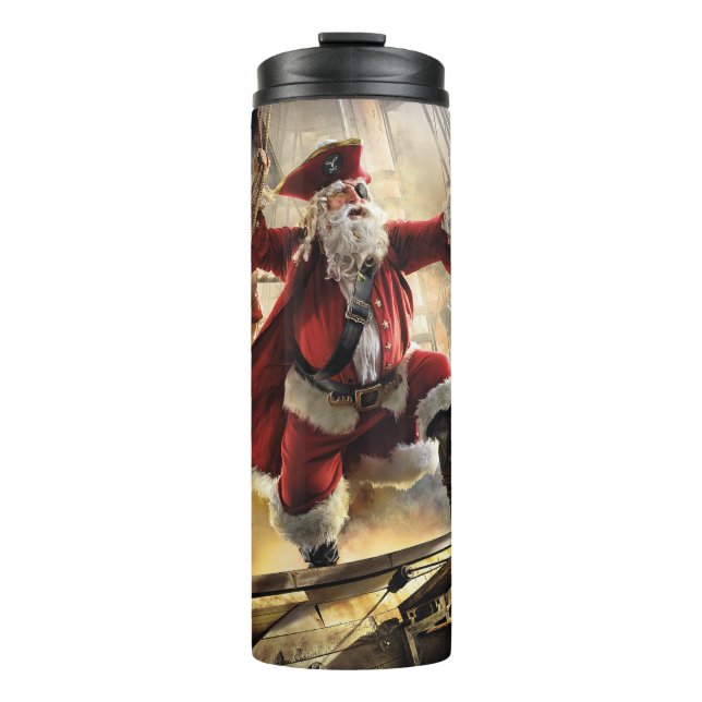 Pirate Santa Thermosbecher (Vorderseite)