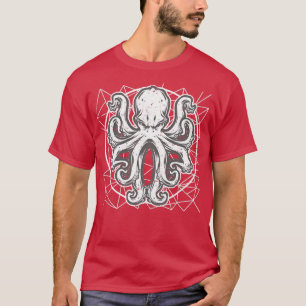 Pirate Sea Kraken Geschenk Octopus T-Shirt