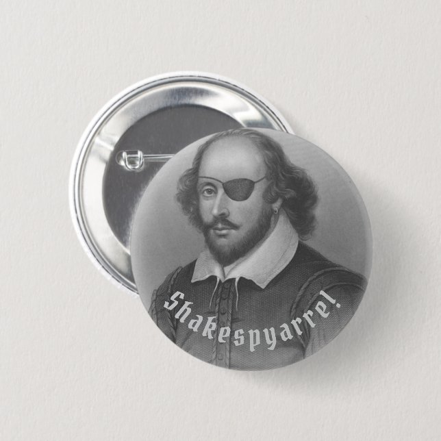 Pirate Shakespeare - Button (Vorne & Hinten)