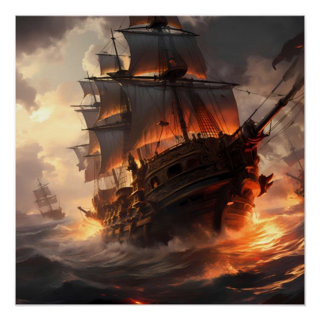 Pirate Ship Art Series - Erste Ausgabe #20 Poster (Vorderseite)