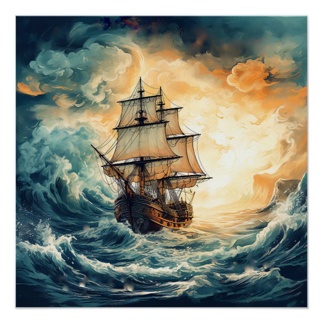 Pirate Ship Art Series - Erste Ausgabe #21 Poster (Vorderseite)
