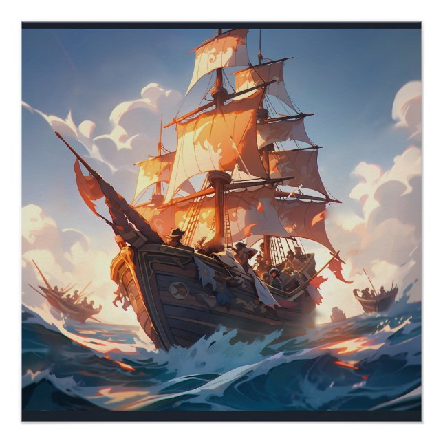 Pirate Ship Art Series - Erste Ausgabe #39 Poster (Vorderseite)