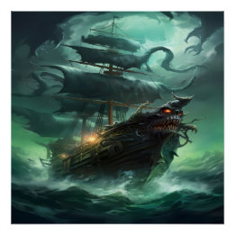 Pirate Ship Art Series - Erste Ausgabe #3 Poster