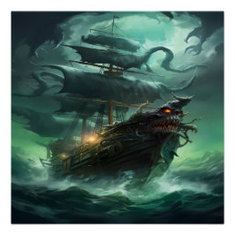 Pirate Ship Art Series - Erste Ausgabe #3 Poster