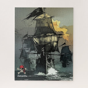 Pirate Ship Battle Jigsaw Puzzle