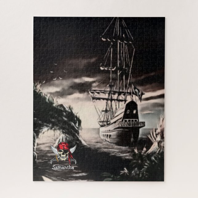 Pirate Ship Jigsaw Puzzle (Vertical)