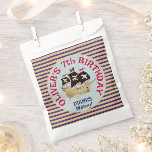 Pirate Ship Kindergeburtstag Party Geschenktütchen