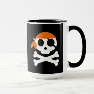 Pirate Skeleton Bandanna Tasse