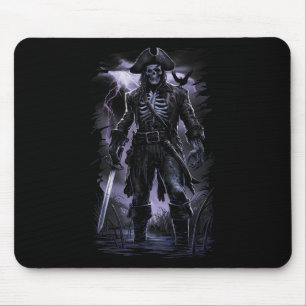 Pirate Skeleton Ghost Ship Halloween Kostüm Party Mousepad