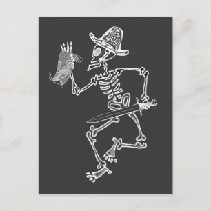 Pirate Skeleton Karte