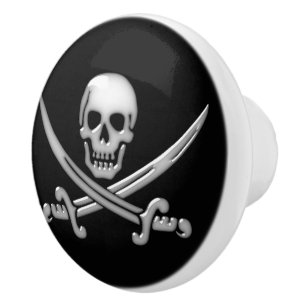 Pirate Skull and Sword Crossbones (TLAPD) Keramikknauf