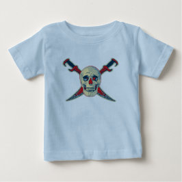 Pirate (Skull) - Baby Fine Jersey T - Shirt