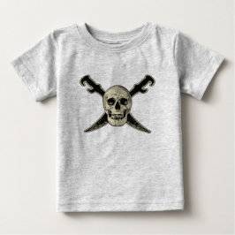 Pirate (Skull) - Baby Fine Jersey T - Shirt