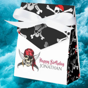 Pirate Skull Birthday Party Fevor Box Geschenkschachtel