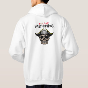 PIRATE SKULL BROTHERHOOD T - Shirt Hoodie