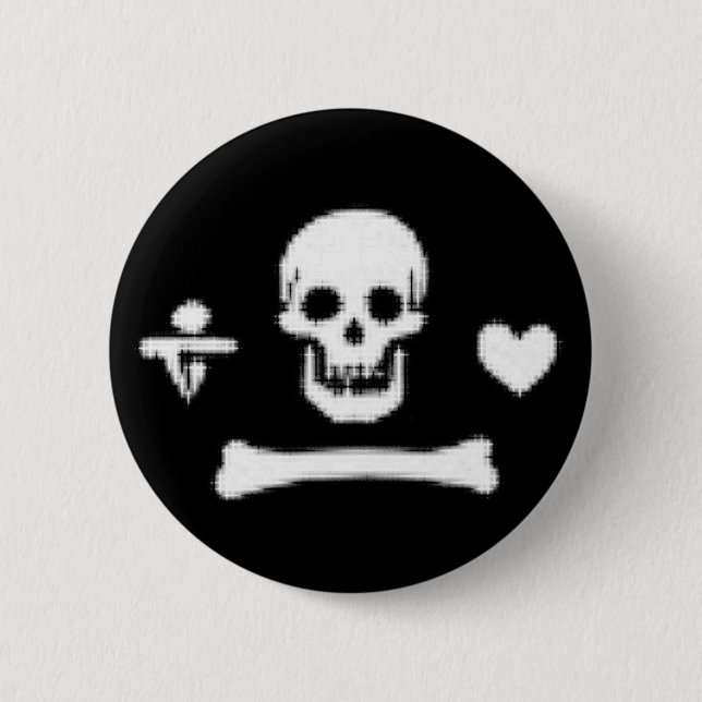 Pirate Skull Button (Vorderseite)