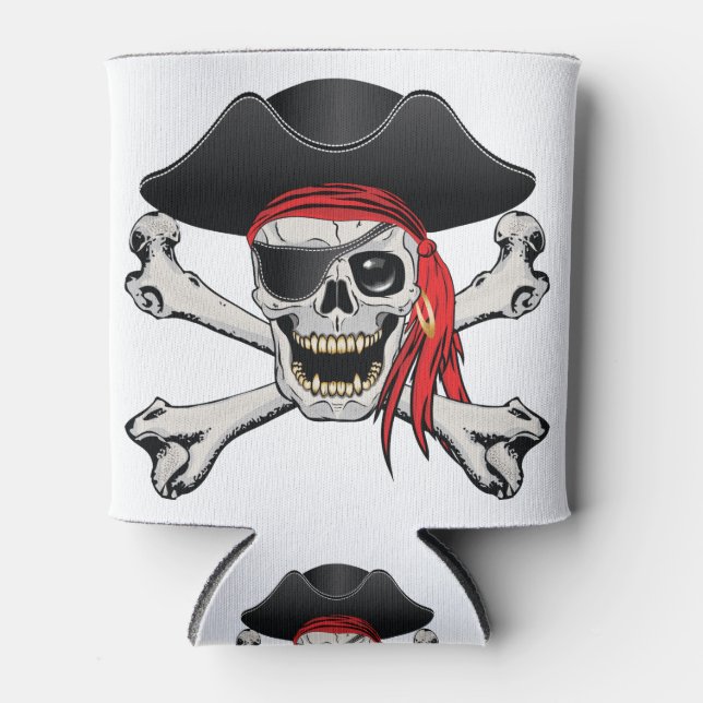 Pirate Skull Dosenkühler (Vorderseite)